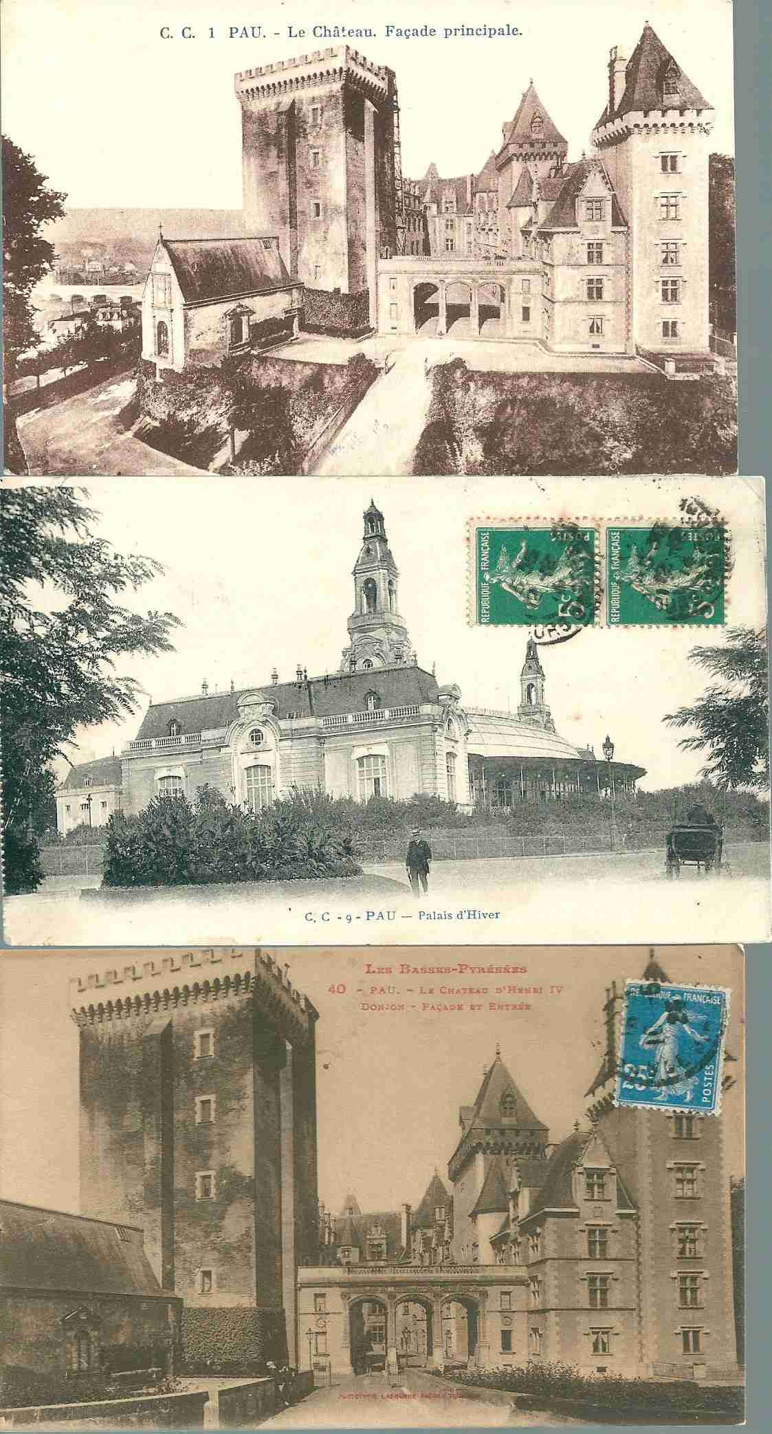 Carte postale Pau Pyrénées Atlantique